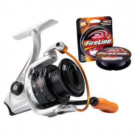 Abu Garcia Max STX, bespult mit Fireline