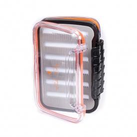 Fladen Fliegenbox Transparent Wasserdicht 15,4x10,6x4,5cm