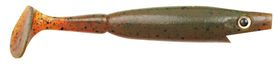 Piglet Shad 10cm (6-pack) - Motor Oil Pepper