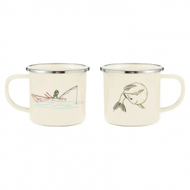 Proelia Outdoor Fishing Cup Retro Enamelled