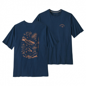 Patagonia M's Action Angler Responsibili-Tee Tidepool Blue