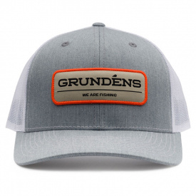 Grundéns We Are Fishing Trucker Heather Grey/White