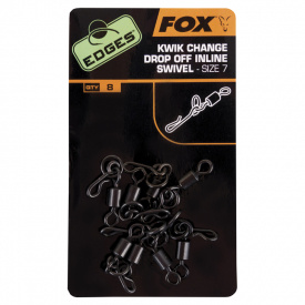 Fox Edges Ring/Kwik Connector Combo Swivel Size 7 (8stk.)