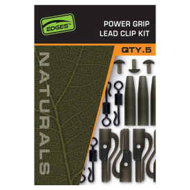 Fox Edges Naturals Power Grip Lead Clip Kit