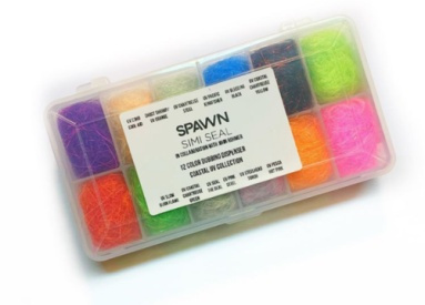 Spawn s UV Mega Simi Seal Coastal UV Dubbing Dispenser