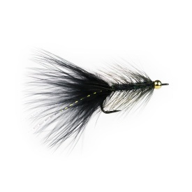 Wolly Bugger BH Black # 6