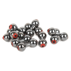 I-Balz 4.0mm - Black Nickel / Red eye