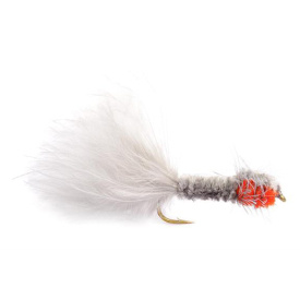 Montana Grey/Orange streamer size 8