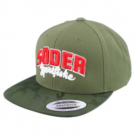 Söder Sportfiske Snapback Camo Olive - Original Logo