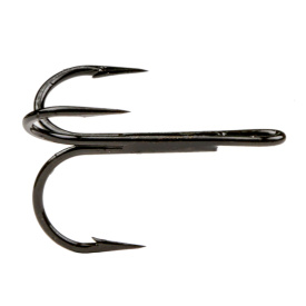 Sprite Hooks Salmon Tube Treble Black S1990 10-pack