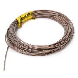 Partridge Bauer Pike Leader Wire 20lb - Brown