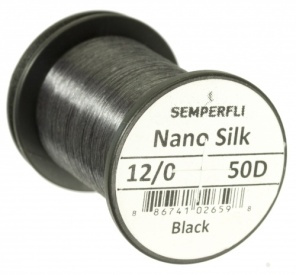 Semperfli Nano Silk 12/0 50D - Black