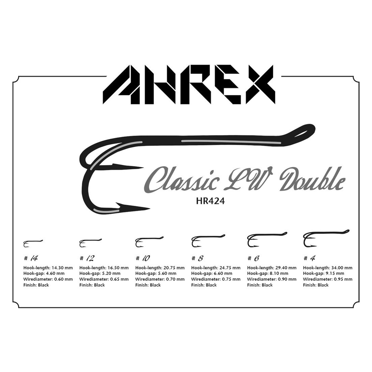 Ahrex HR424 Classic Low Water Double 5-pack